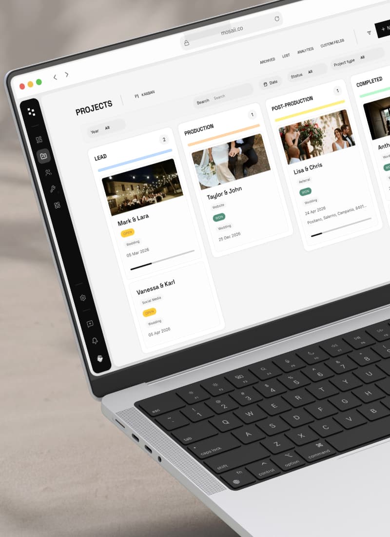 Manage — From first inquiry to signed contract, in one flow.